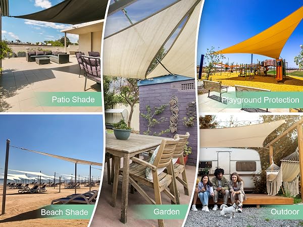 Patio Garden Sun Shade Sail Canopy Hardware Installation Kit