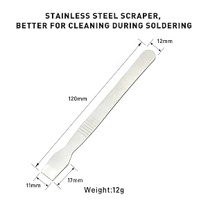Small Metal Scraper Tool, Non-Scratch Cleaning Tool