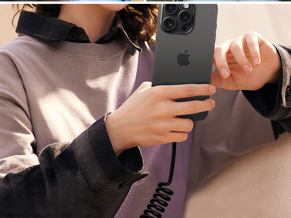 retractable car charger iphone 16 pro max charging cable iphone 16e coiled carplay usb a to usb c