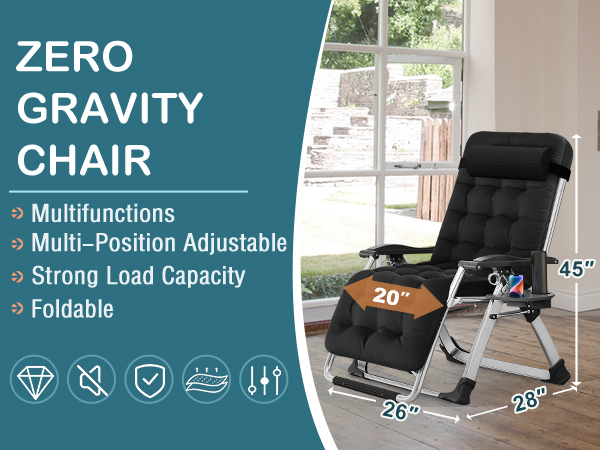 zero gravity folding lounge chair