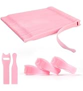 OneLeaf 110PCS Reusable Cable Ties, Adjustable 8 × 1/2" Cord Organizer Ties, Multi-purpose Hook L...