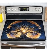 NYZE Stove Cover for Electric and Glass Stove Tops 3-in-1 Stove Mat, Heat Resistant Counter Prote...