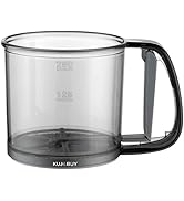 Flour Sifter Baking Tool Mesh Sieve Stainless Steel Fine Powdered Cup Sugar Wand Shaker Duster Po...