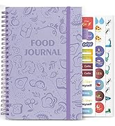 EPEWIZD Food Journal for Women Weight Lose Journal Wellness Meal Planner A5 Size Food Dairy Calor...