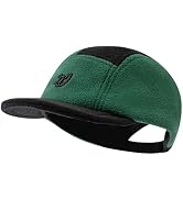 CLAPE Short Brim Baseball Cap, Winter Fleece Warm Unstructured 5 Panel Hat for Women Men Casual U...