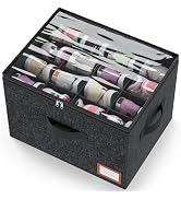 PENGLONG Adjustable Shoe Organizer 16Pairs Storage Box for Closet, Shoe Bin, Shoe Basket Holder, ...