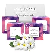 Handmade Natural Bar Soap Gift Set - Moisturizing Handmade Artisan Soap Box - Scented Cold Proces...