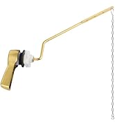 Hibbent Brushed Brass Universal Toilet Tank Flush Lever Replacement