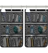 Fammart Mesh Shower Caddy Hanging, Quick-Drying Shower Organizer with 7 Pockets, Portable Bathroo...