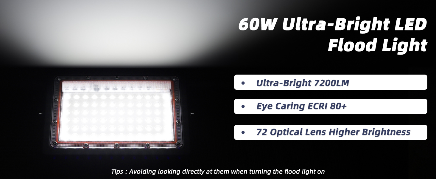 60W LED flood Light Work light