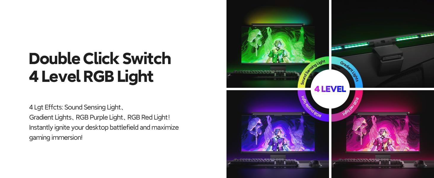 4 level rgb light