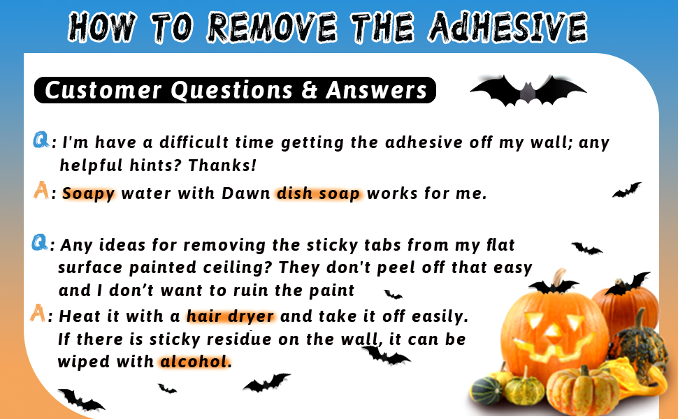Halloween bats decor