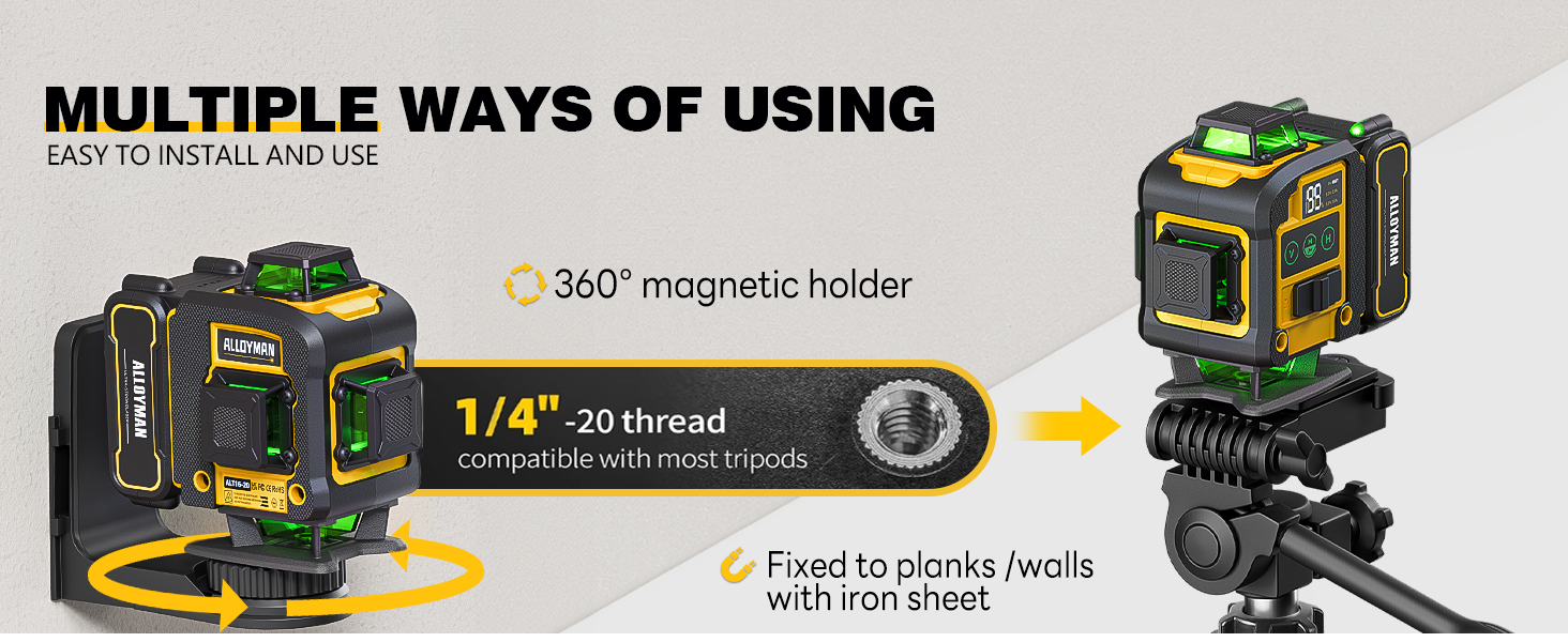 laser level for picture hanging