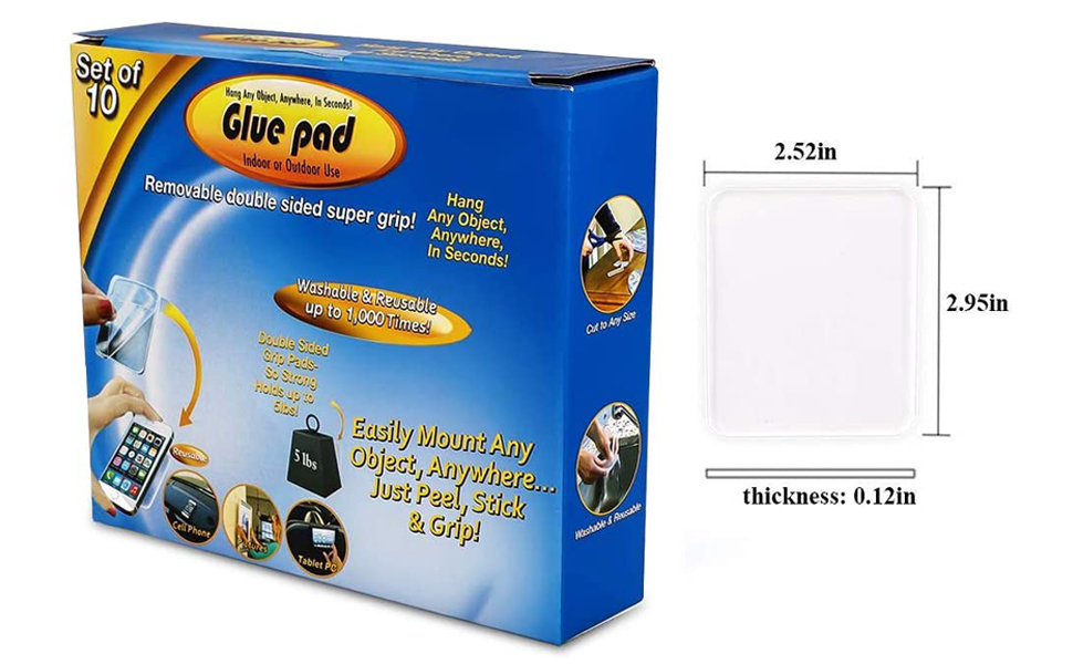 sticky gel pad