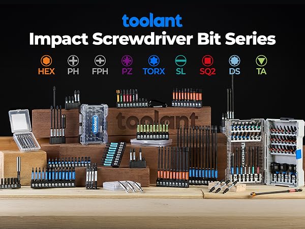 toolant Impact Screwdriver Bit Series