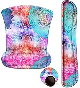 ArtSo Keyboard Wrist Rest and Mouse Pad with Wrist Support, Ergonomic Mouse Pad, Durable & Comfor...