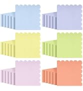 durony 150 Pack Scalloped Napkins 5 x 5 Inch Disposable Paper Napkins Gradient Color Napkins with...