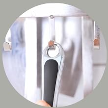 Hanging hole that gives you the option for convenient hanging storage