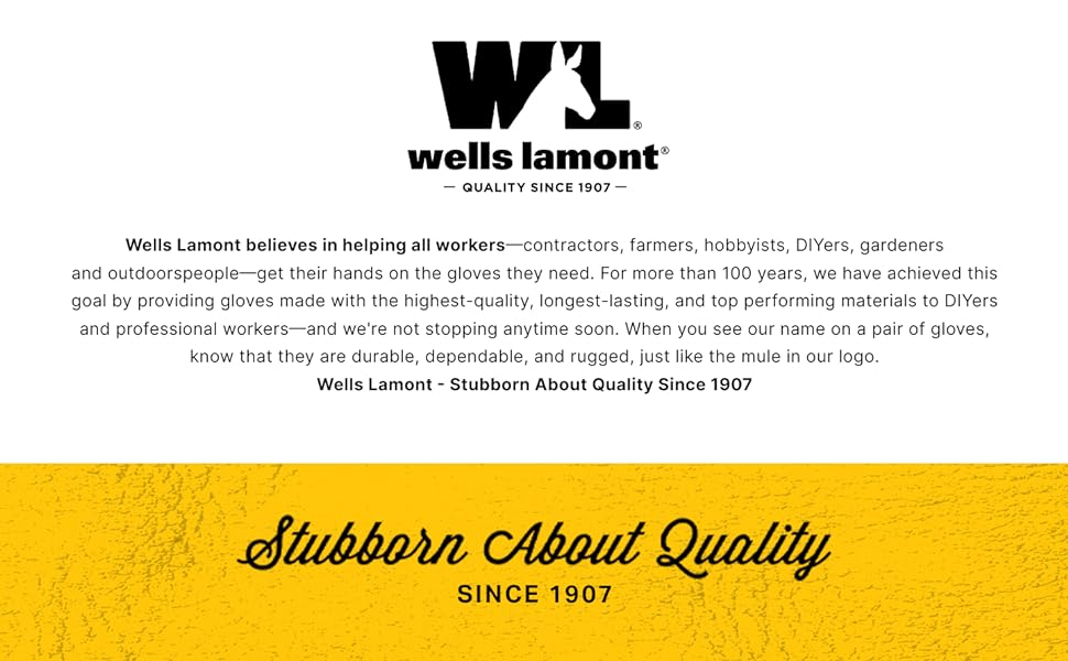 Wells Lamont, Quality work gloves, Working work gloves manufacturer
