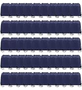BeeGreen Navy Blue Drawstring Backpacks - 50 Pieces Heavy Duty, Machine Washable, Lightweight, Ou...