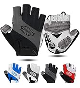 Cycling Gloves for Men Women - Breathable Gel Road Mountain Bike Riding Gloves - Anti-Slip Bike G...