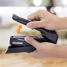 black desktop stapler