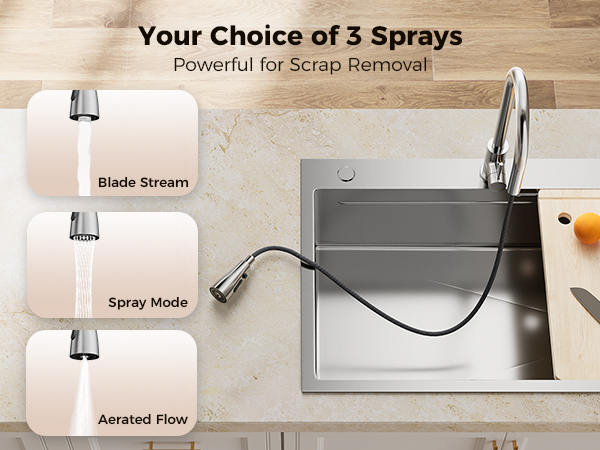 your choice of 3 sprays