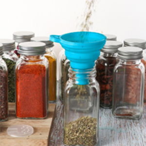 spice jar with labels