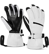 Unigear Ski Gloves Waterproof Touchscreen Snowboard Gloves, Warm Winter Snow Gloves for Cold Weat...