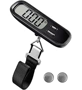 LUGGEX Luggage Scale, Suitcase Weight Scale, Luggage Weight Scale with Large LCD Display, Portabl...