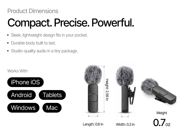 microfono para iphone tiny microphone clip on microphone wireless lav mic mini microphone