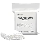 Synvicovan Cleanroom Wipers 9"x9"(150 Pcs, 100% Polyester, Class 100, 140GSM) Double Knit 100% Li...