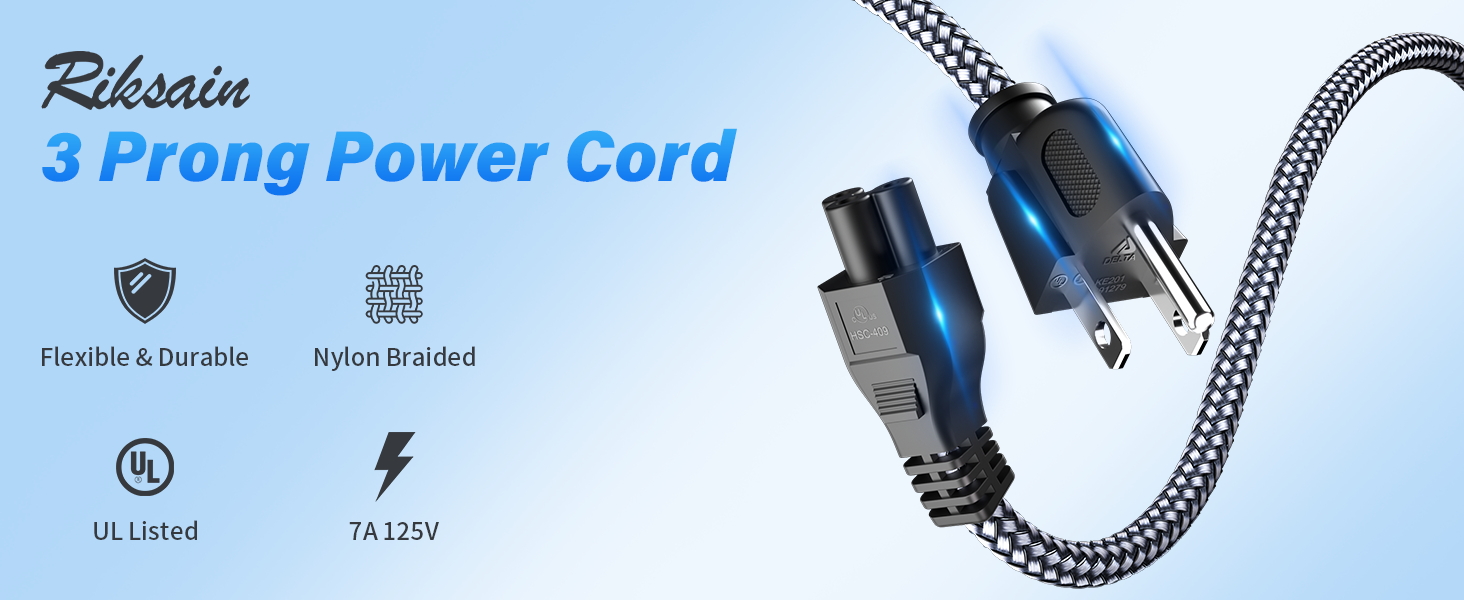 3 Prong Power Cable