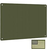 IronSeals Tactical Board Patch Organizer Holder Display with Loop Surface, Steel Ring and Flag Pa...