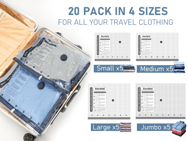 vacuum seal bags for clothing travel