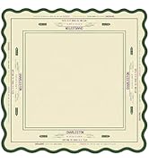 NeoDigix American Mahjong Mat 32" x 32" – Non-Slip Mah Jongg Table Cover with Printed Charleston ...