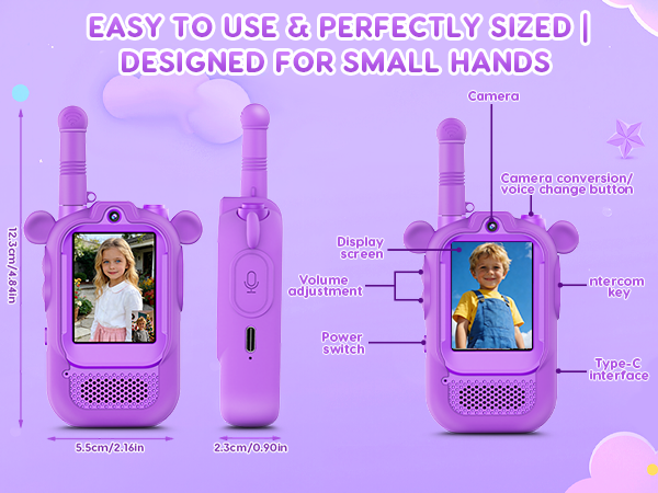 walkie talkie with camera