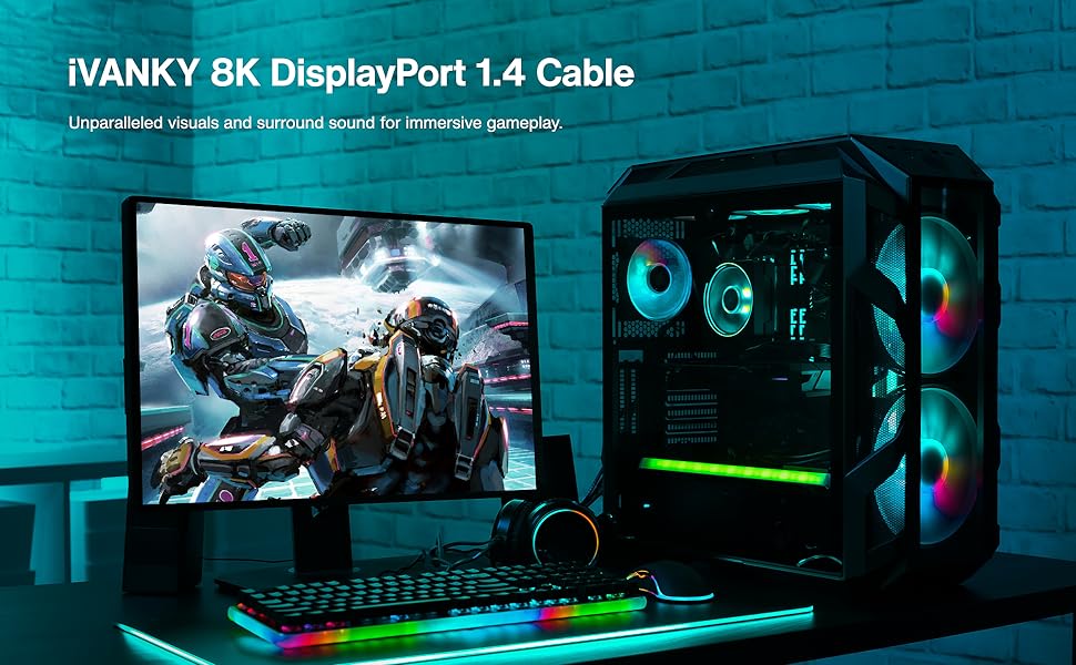 displayport cable to displayport cable 1.4