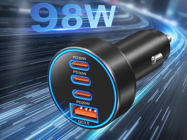 usb c car charger