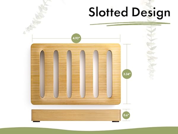 bamboo soap dish