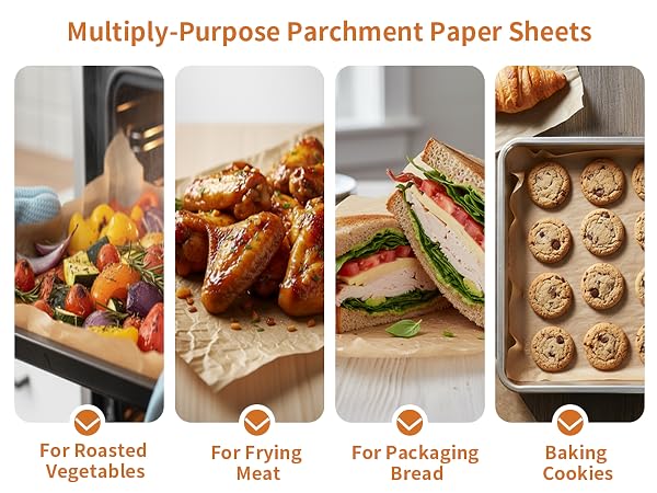 parchment paper sheets