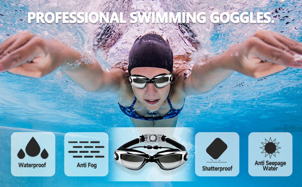 These swimming goggles for Adults, Men, Women, Youth, Child and Kids