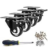 Caster Wheels, 2 inch Casters, Casters Set of 4 Heavy Duty - CLOATFET Locking Casters, Swivel Cas...