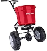 Earthway 2150 50 LB (22 KG) Commercial Broadcast Fertilizer Spreader. Red, Heavy-Duty Walk-Behind...