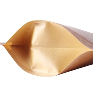 Kingrol 300 Pack 3.5 x 5.5 Inch Kraft Paper Bags