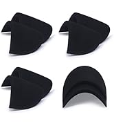 SEMINI 4 Pairs Black Covered Set-in Shoulder Pads Sewing Foam Pads for Blazer Suit Coat Jacket Cl...