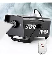 Fog Machine JDR Mini 500W Smoke Machine with Auto Mode and Wireless Remote Control Portable Fogge...