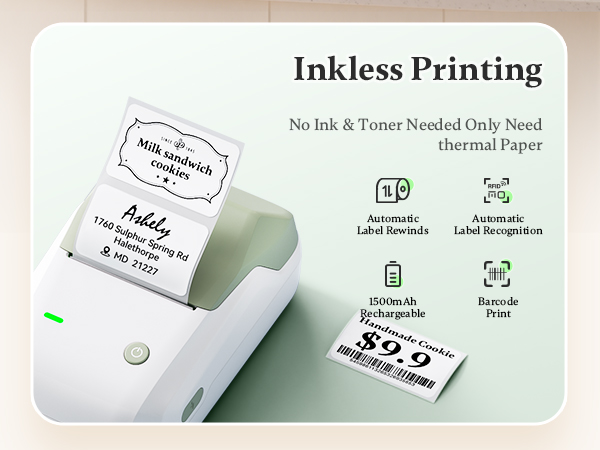 NIIMBOT B1 label maker machine with tape