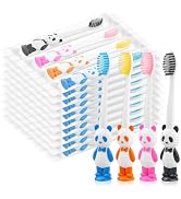 Disposable Toddler Toothbrush Kids Bulk Pack of 100,Suction Cup Bulk Children Toothbrushes for Ki...