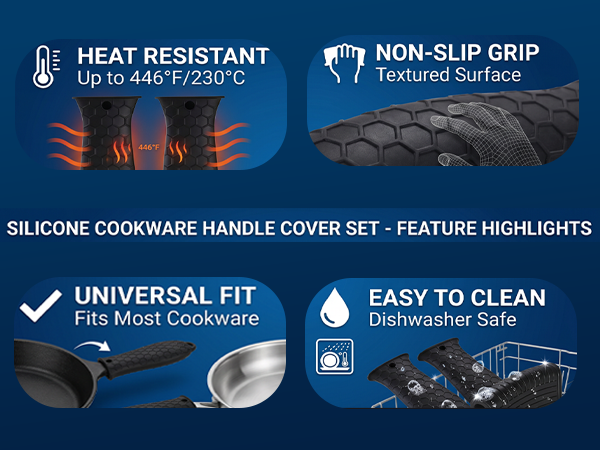 handle,silicone,pot,cast,iron,cover,pan,covers,holder,skillet,hot,sleeve,lodge,heat
